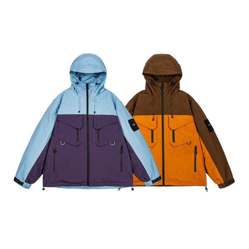 Outdoor Mountaineering Down Jacket for Men and Women, Couples 3-in-1 Ski Jacket