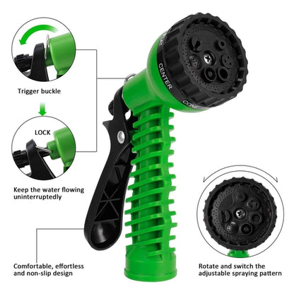 Expanding Expandable Flexible Garden Water Hose w Spray Nozzle 25, 50,