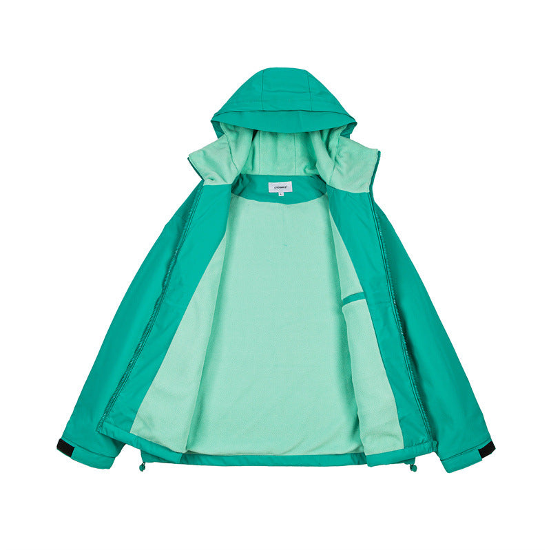 Outdoor Casual Sporty Parka Jacket  Unisex Cotton Coat